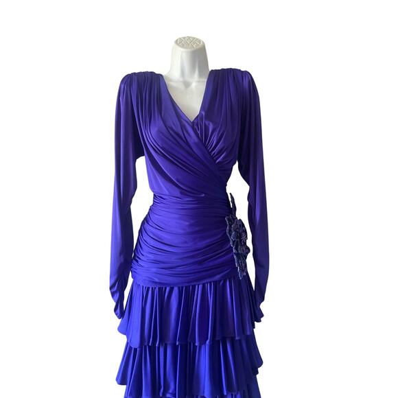 Vintage Tadashi Beaded Dress‎ - Picture 3 of 10